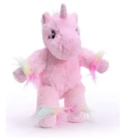 6" Pink Unicorn<br>Includes White T-Shirt<br>No Stuffing